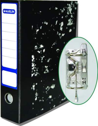 Marlin Lever Arch File Black Mottle – Metal Compressor Only Marlin Lever Arch File Black Mottle – Metal Compressor Only