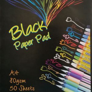 Marlin A4 Black Paper Pad 50 Sheets Marlin A4 Black Paper Pad 50 Sheets