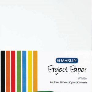 Marlin A4 Project Paper 80gsm 100’s – White Marlin A4 Project Paper 80gsm 100’s – White