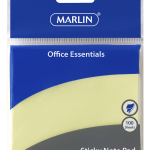 Marlin Sticky NotePad 76x76mm 100 Sheets Pastel Yellow – Pack of 12 Marlin Sticky NotePad 76x76mm 100 Sheets Pastel Yellow – Pack of 12