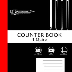 Freedom Stationery 1 Quire 96 Page A4 F&M Counter Book Freedom Stationery 1 Quire 96 Page A4 F&M Counter Book
