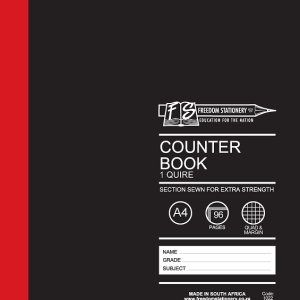 Freedom Stationery 1 Quire 96 Page A4 Q&M Counter Book (10 Pack) Freedom Stationery 1 Quire 96 Page A4 Q&M Counter Book (10 Pack)