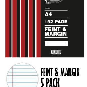 Freedom Stationery 2 Quire 192 Page A4 F&M Counter Book (5 Pack) Freedom Stationery 2 Quire 192 Page A4 F&M Counter Book (5 Pack)