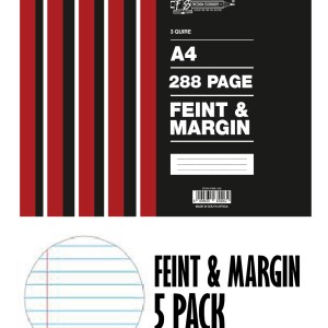 Freedom Stationery – 3-Quire – Counter Book – 288 Page A4 F&M – 2 Pack Freedom Stationery – 3-Quire – Counter Book – 288 Page A4 F&M – 2 Pack