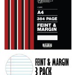 Freedom Stationery 4 Quire 384 Page A4 F&M Counter Book (3 Pack) Freedom Stationery 4 Quire 384 Page A4 F&M Counter Book (3 Pack)