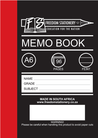 Freedom Stationery 96 Page A6 Memo Book (10 Pack) Freedom Stationery 96 Page A6 Memo Book (10 Pack)