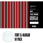 Freedom Stationery 128 Page A5 F&M Manuscript Book (10 Pack) Freedom Stationery 128 Page A5 F&M Manuscript Book (10 Pack)