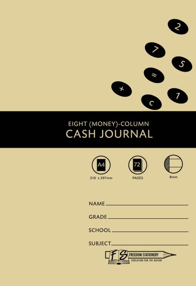 Freedom Stationery 72 Page A4 8MC Cash Journal Freedom Stationery 72 Page A4 8MC Cash Journal