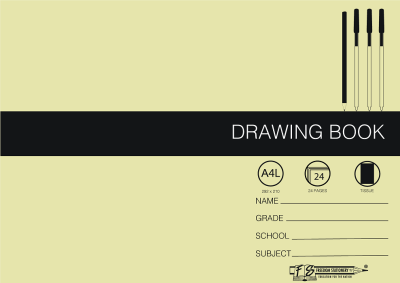 Freedom Stationery 24 Page A4L Drawing Book – Tissue Freedom Stationery 24 Page A4L Drawing Book – Tissue