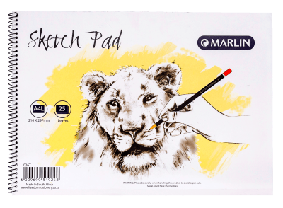 Marlin A4L 25 Leaves Sketch Pad Side Spiral Marlin A4L 25 Leaves Sketch Pad Side Spiral