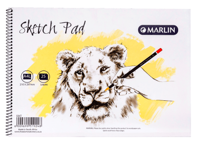 Marlin A4L 25 Leaves Sketch Pad Side Spiral (10 Pack) Marlin A4L 25 Leaves Sketch Pad Side Spiral (10 Pack)