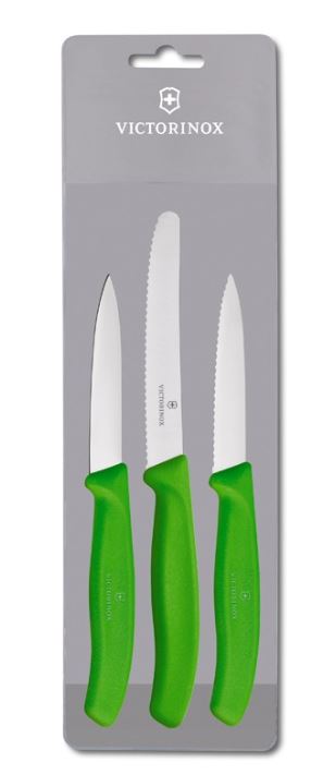 Victorinox – Classic 3 Piece Paring Set – Green Victorinox – Classic 3 Piece Paring Set – Green