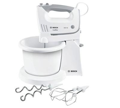 Bosch – Hand Mixer Bowl With Stand – White & Grey Bosch – Hand Mixer Bowl With Stand – White & Grey