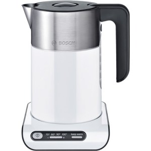Bosch – 2400W Cordless Kettle Styline – White & Silver Bosch – 2400W Cordless Kettle Styline – White & Silver