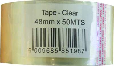 Marlin Clear Packaging Tape 48mm x 50m (Single Unit) Marlin Clear Packaging Tape 48mm x 50m (Single Unit)