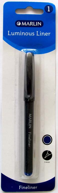 Marlin 0.4mm Fineliner – Blue Marlin 0.4mm Fineliner – Blue