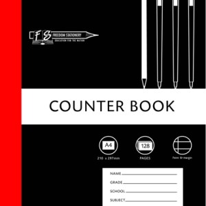 Freedom Stationery 128 Page A4 F&M Counter Book Freedom Stationery 128 Page A4 F&M Counter Book
