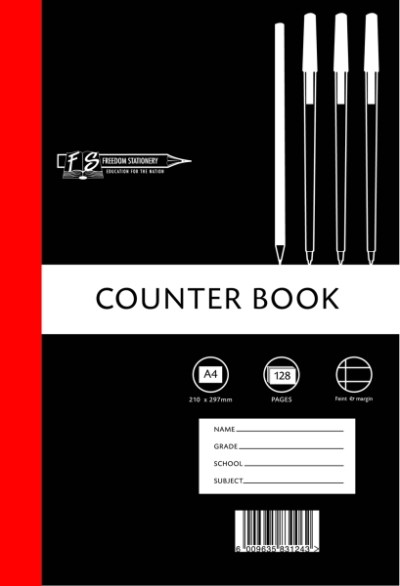 Freedom Stationery 128 Page A4 F&M Counter Book Freedom Stationery 128 Page A4 F&M Counter Book