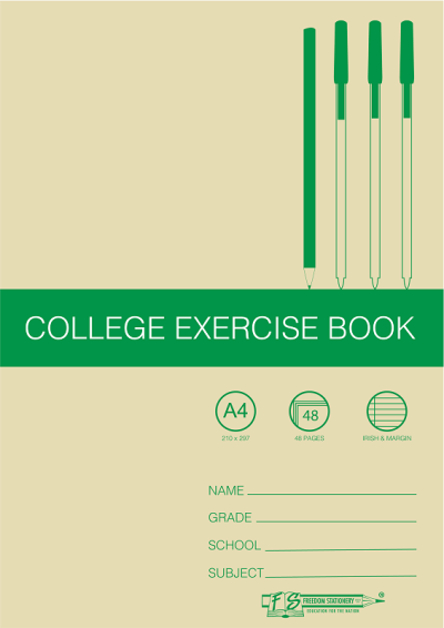 Freedom Stationery 48 Page A4 I&M College Exercise Book (25 Pack) Freedom Stationery 48 Page A4 I&M College Exercise Book (25 Pack)
