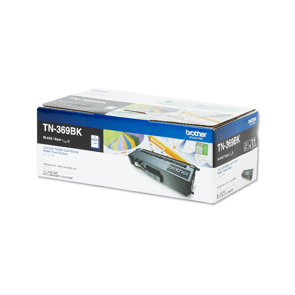 Brother TN-369BK Black Laser Toner Brother TN-369BK Black Laser Toner