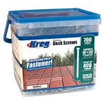 Kreg – Stainless Steel Deck Screws 2 Inch 8 Coarse Pan Head – 700Ct Kreg – Stainless Steel Deck Screws 2 Inch 8 Coarse Pan Head – 700Ct