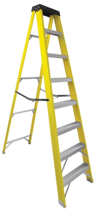 Tradequip – Ladder Fibre Glass – 8 Step Tradequip – Ladder Fibre Glass – 8 Step