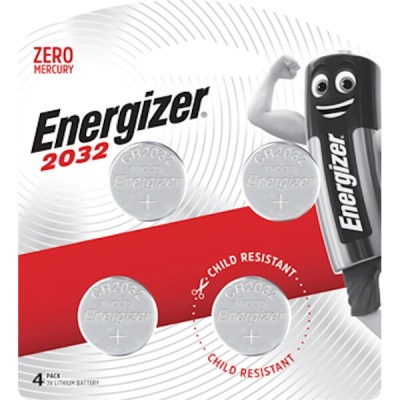 Energizer 3V Lithium Coin Battery 4 Pack 2032 Energizer 3V Lithium Coin Battery 4 Pack 2032