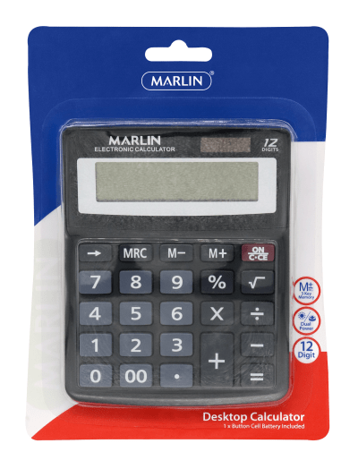Marlin Desktop Calculator 12 Digit Marlin Desktop Calculator 12 Digit