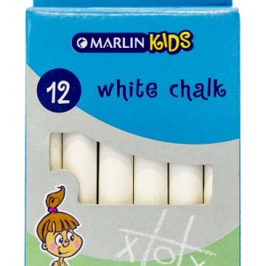 Marlin Kids White Chalk – 12 Pieces Marlin Kids White Chalk – 12 Pieces