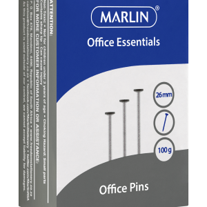 Marlin Office Pins 26mm 100g Marlin Office Pins 26mm 100g