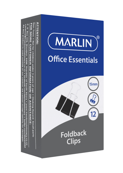 Marlin Fold Back Clips 15mm Marlin Fold Back Clips 15mm