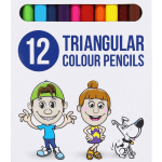 Marlin Kids 12 Triangular Colour Pencils Marlin Kids 12 Triangular Colour Pencils