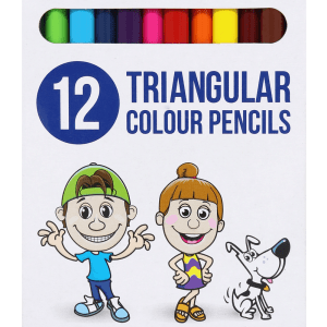 Marlin Kids 12 Triangular Colour Pencils Marlin Kids 12 Triangular Colour Pencils
