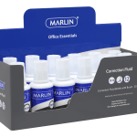 Marlin Correction Fluid Bottle 20ml with brush (Box of 12) Marlin Correction Fluid Bottle 20ml with brush (Box of 12)