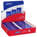 Marlin Vinyl Erasers 60 x 20 x 10mm (Box of 20) Marlin Vinyl Erasers 60 x 20 x 10mm (Box of 20)