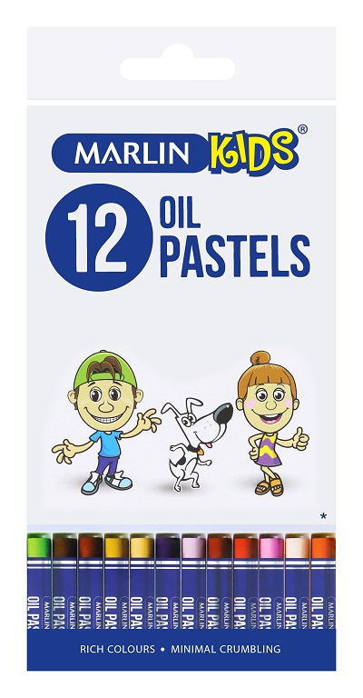Marlin Kids 12 Oil Pastels Marlin Kids 12 Oil Pastels
