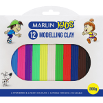 Marlin Kids Modelling Clay 200g 6 Neon & 6 Standard Colours Marlin Kids Modelling Clay 200g 6 Neon & 6 Standard Colours