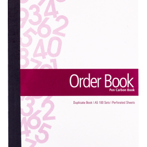 Marlin A5 Duplicate Pen Carbon Book – Order Book Marlin A5 Duplicate Pen Carbon Book – Order Book