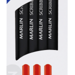 Marlin 12 Scribbler Black Barrel 2B Graphite Pencils Marlin 12 Scribbler Black Barrel 2B Graphite Pencils