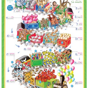 Marlin Kids Chart – Counting 1 to 20 Marlin Kids Chart – Counting 1 to 20