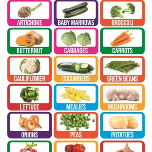 Marlin Kids Chart – Vegetables Marlin Kids Chart – Vegetables