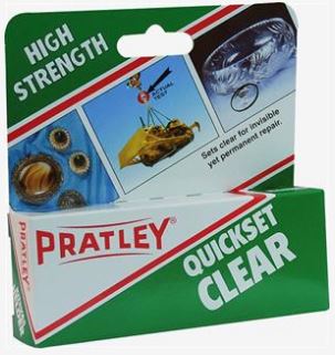Pratley – 40ml Quickset Glue – Clear Pratley – 40ml Quickset Glue – Clear