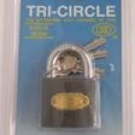 Moto-Quip – Tri Circle Iron Standard Padlock – 5cm Moto-Quip – Tri Circle Iron Standard Padlock – 5cm