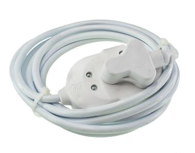 Zakspeed Extension Lead 3m 10Amp Double – White Zakspeed Extension Lead 3m 10Amp Double – White