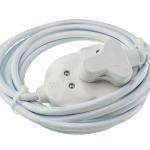 Zakspeed Extension Lead 3m 10Amp Double – White Zakspeed Extension Lead 3m 10Amp Double – White