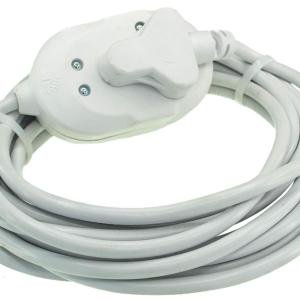 Zakspeed Extension Lead 5m 10Amp Double – White Zakspeed Extension Lead 5m 10Amp Double – White