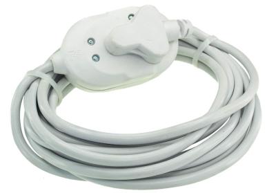 Zakspeed Extension Lead 5m 10Amp Double – White Zakspeed Extension Lead 5m 10Amp Double – White