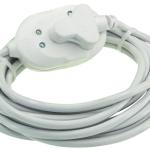 Zakspeed Extension Lead 5m 10Amp Double – White Zakspeed Extension Lead 5m 10Amp Double – White