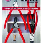4 Pc Circlip Plier Set 180Mm 4 Pc Circlip Plier Set 180Mm