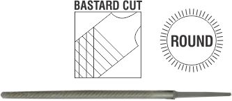 File AFile Round Bastard 200mm Sleeve File AFile Round Bastard 200mm Sleeve